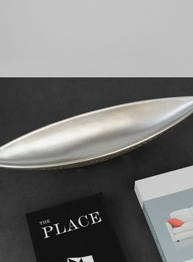 优选简约现代树脂花纹理托盘桌面摆件桌面样板房家居软装饰品创意