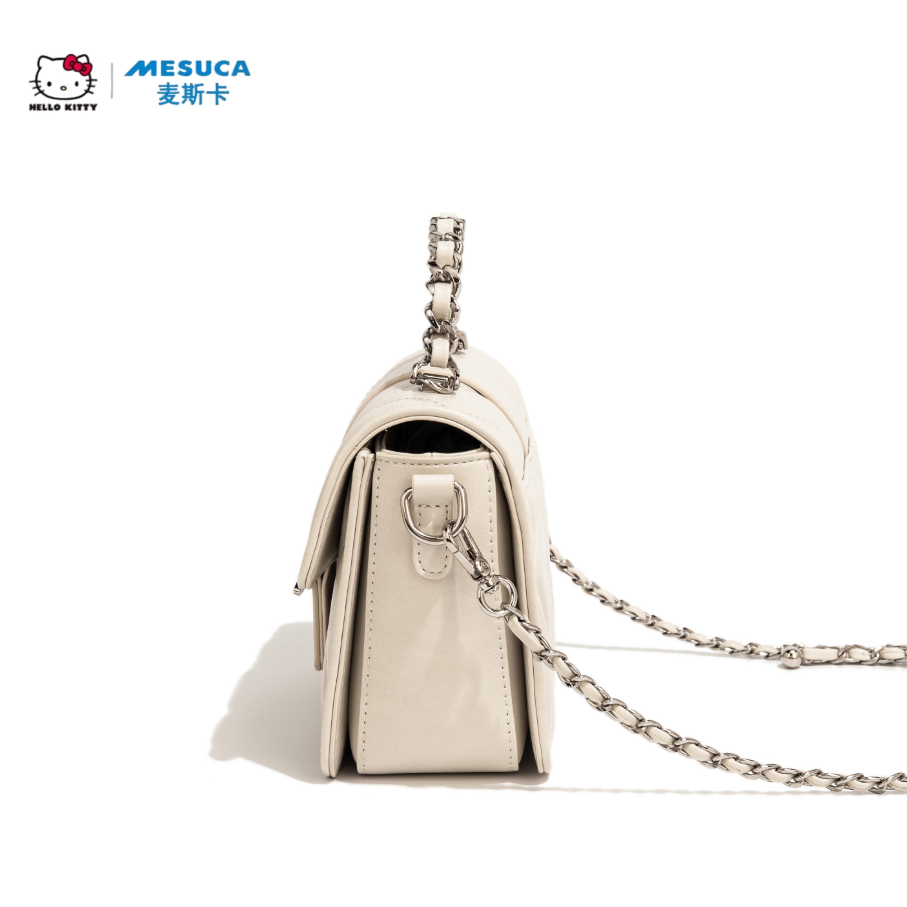 三丽鸥HelloKitty小方包菱格链条单肩包包女ins高级感手提斜挎包,淘宝优惠券,粉丝福利购,淘宝优惠卷