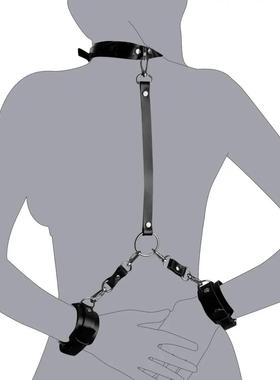 项圈女高级感穿戴男女颈环choker颈带女性手铐性感另类玩具铃铛