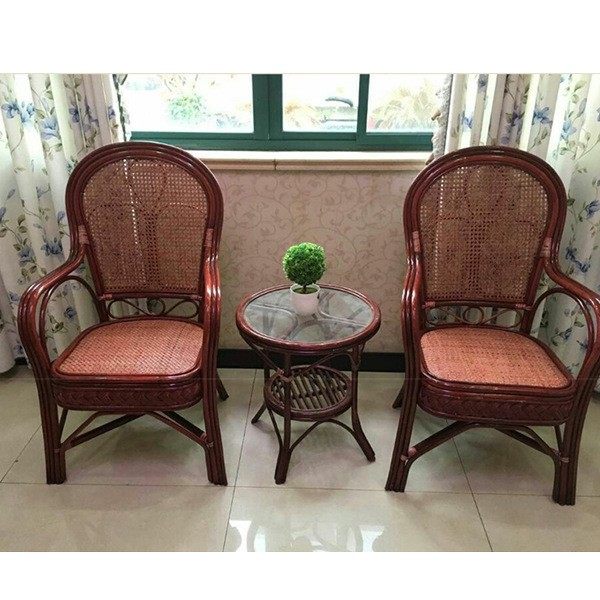 真藤椅单人老人家用靠背椅天然藤编办公麻将休闲阳台桌椅腾滕椅子,淘宝优惠券,粉丝福利购,淘宝优惠卷