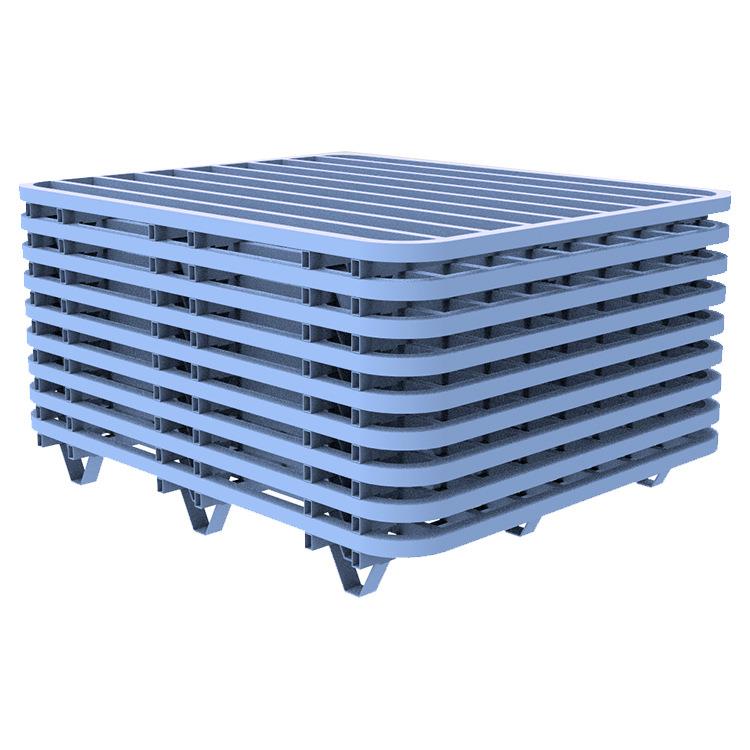 方管铁托盘重型叉车金属铁栈板仓库物流防潮垫板卡盘量大优惠 - 图3