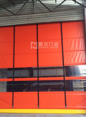 加工工业厂房车间自动门 不锈钢仓储卷帘门 抗风防尘快速卷帘门