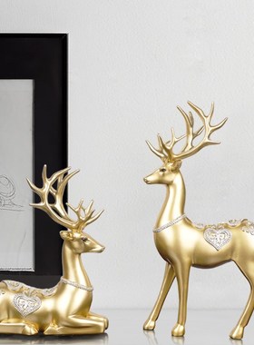 客厅玄关酒柜电视柜桌面摆件简约家居工艺装饰品高档轻奢风工艺品