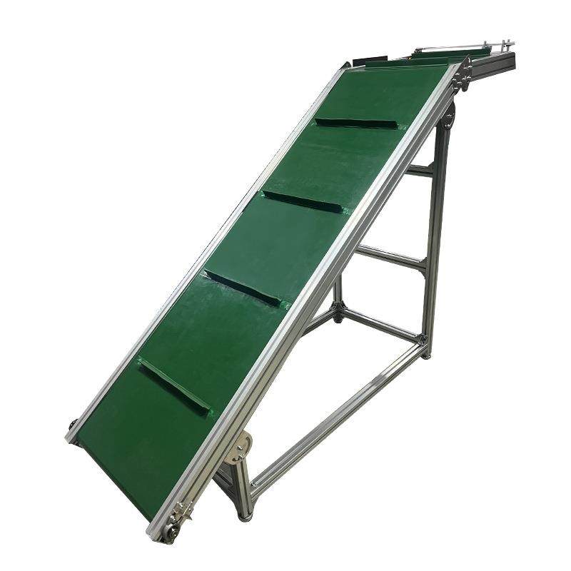 聚氨酯裙边挡板爬坡运输机高效输送物流食品化工颗粒皮带输送机,淘宝优惠券,粉丝福利购,淘宝优惠卷