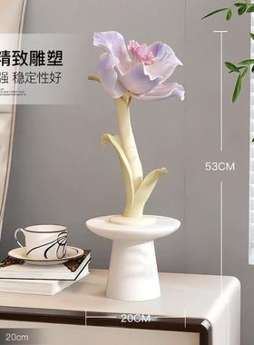 ins风彷真花卉桌面摆件客厅玄关家居装饰品办公室工艺礼品摆饰生