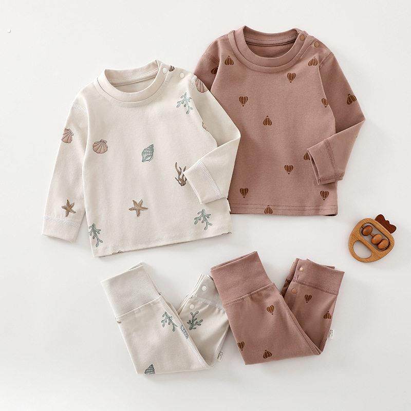 宝宝高腰套装春秋纯棉男睡衣女a类打底秋衣秋裤婴儿内衣套装保暖,淘宝优惠券,粉丝福利购,淘宝优惠卷