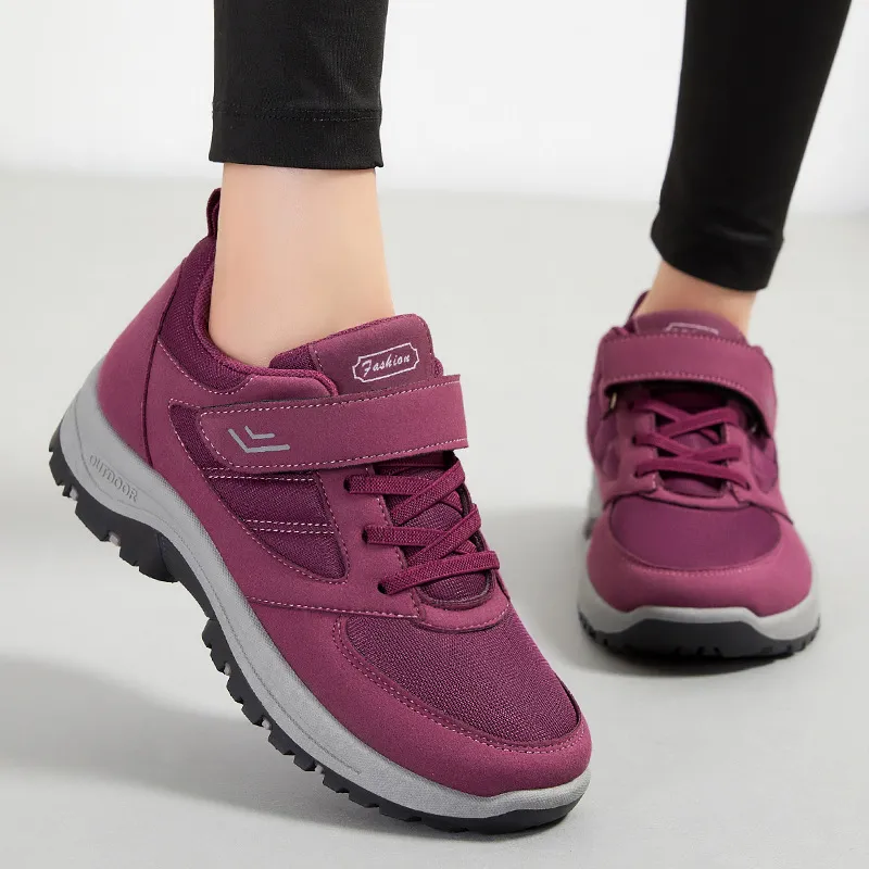 冬季轻便中老年妈妈鞋魔术贴运动鞋情侣款健步鞋,淘宝优惠券,粉丝福利购,淘宝优惠卷