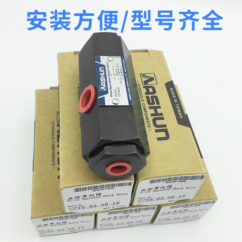 ASHUN保压自锁阀CPTS-03-50-10 引导逆止管式液控单向阀台湾油顺 - 图1