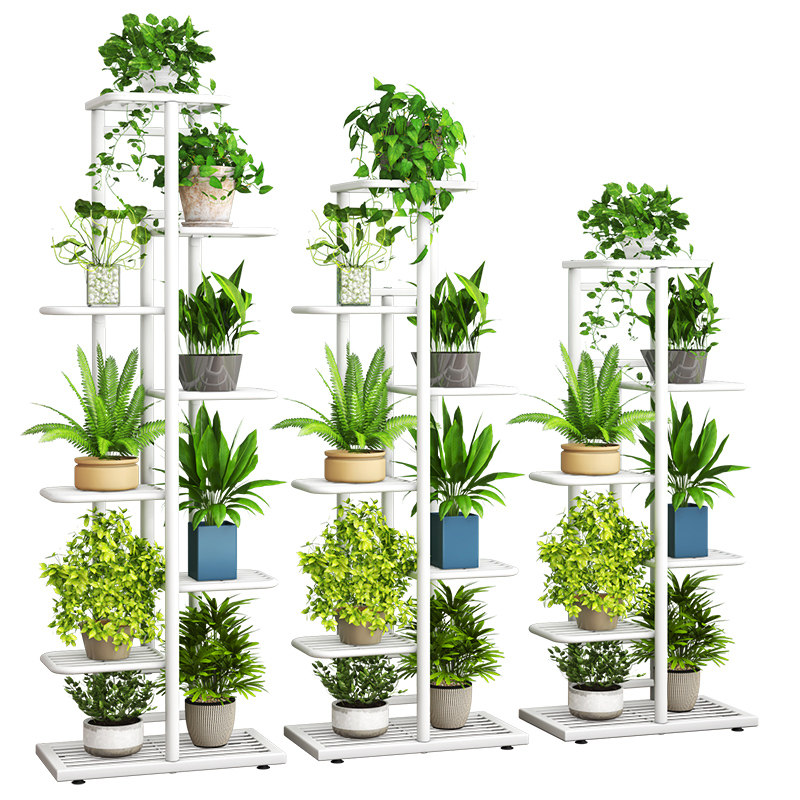 铁艺花架置物架阳台落地式花盆架多层室内外客厅多肉绿萝花架子,淘宝优惠券,粉丝福利购,淘宝优惠卷