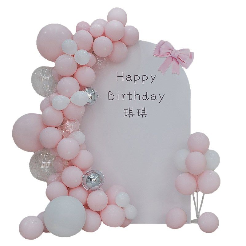 女孩一周岁生日布置场景宝宝满月百日宴粉色气球装饰kt板定制套餐,淘宝优惠券,粉丝福利购,淘宝优惠卷