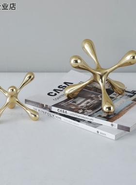 样板房轻奢水晶相机大理石葡萄摆件轻奢创意金属刺球托盘工艺礼品