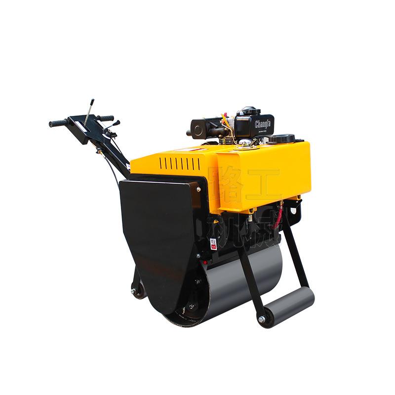 600手扶单轮压路机 振动碾压机 手推式小型压土机 - 图3