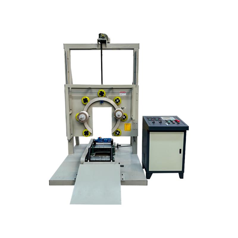 Ready supply of hose, tire, steel wire, copper tape wrapping film packaging machine, fully automatic vertical ring body wrapping machine