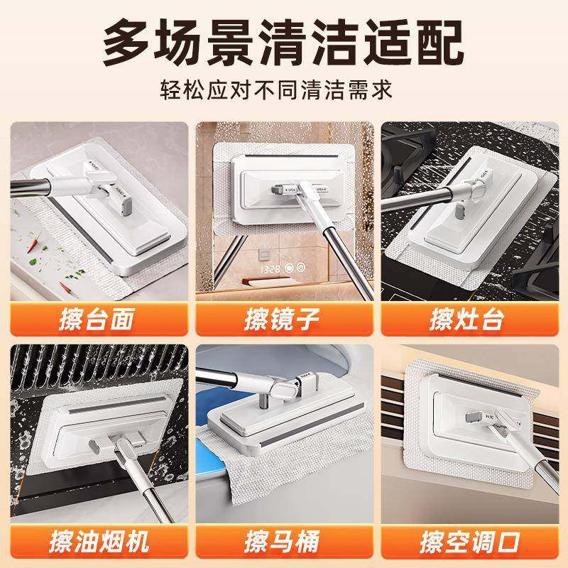 洗脸巾夹布拖把2025新款家用一拖净免手洗多功能懒人迷你平板吸水,淘宝优惠券,粉丝福利购,淘宝优惠卷