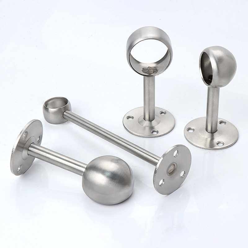 不锈钢法兰座 加厚衣架毛巾座挂衣杆通用圆管座 衣柜五金球形法兰,淘宝优惠券,粉丝福利购,淘宝优惠卷