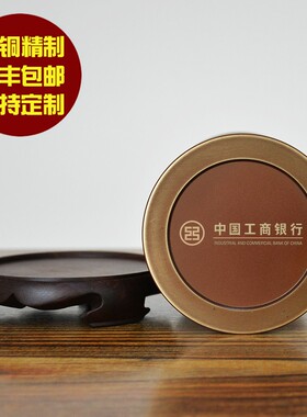 纯铜笔筒摆件慎独书房办公桌面案台D装饰品送领导客户高档文房礼