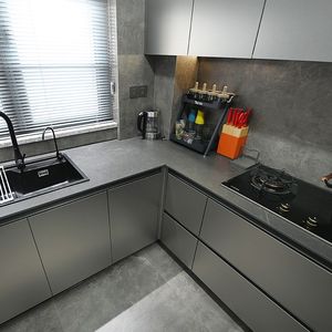 皮阿诺定制橱柜厨房厨柜灶台柜一体化柜子石英石台面家Y用整体橱