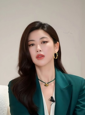 朱珠同款虎晶石多宝镶嵌项链