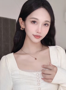新款旧梦繁花轻奢锁骨链