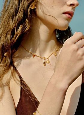 逐日之浪2025新款春夏叠戴项链