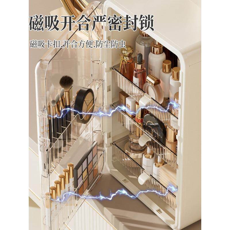 Cosmetic storage box, makeup storage box, desktop storage, new cosmetic box, dresser storage, dust-proof storage cabinet