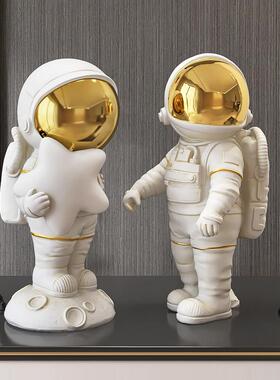 北欧创意宇航员摆件客厅电视柜酒柜家居饰品太空人桌面送男生礼物