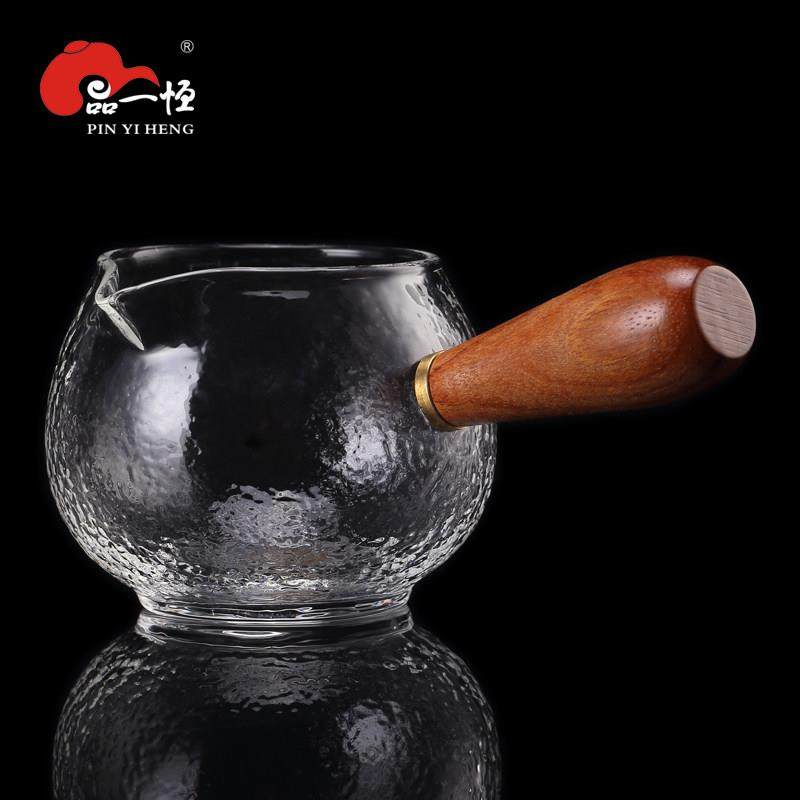 品一恒 侧把公道杯玻璃公杯加厚耐热茶海分茶器功夫茶具配件茶海,淘宝优惠券,粉丝福利购,淘宝优惠卷