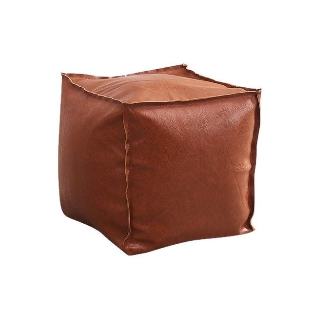 American storage pouf leather futon living room bedroom