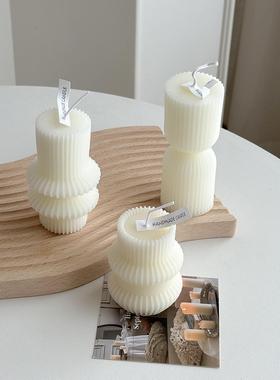 蜡烛烛光晚餐电视柜酒柜玄关客厅餐桌桌面摆件家居礼物拍照道具