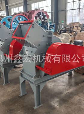 鑫宏锤式破碎机小型PC400x300石料煤矸石细碎适用水泥矿山等