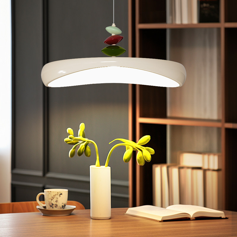 榆艺餐厅吊灯奶油风全光谱护眼高级感餐桌吊灯中古风创意吧台吊灯,淘宝优惠券,粉丝福利购,淘宝优惠卷