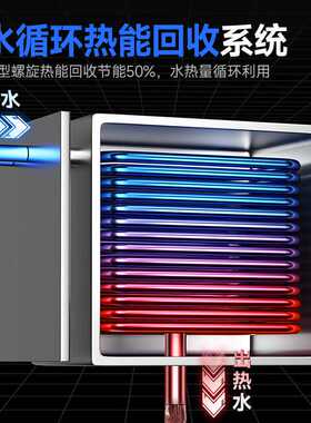 驰能商用洗碗机全自动多功能消毒清洗一体式刷碗机商业餐饮洗杯机