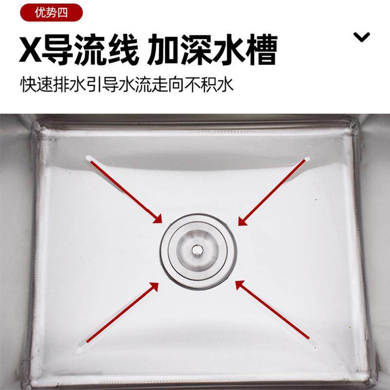 商用不锈钢水池学校餐厅洗手池洗菜池水池单双槽不锈钢水池,淘宝优惠券,粉丝福利购,淘宝优惠卷