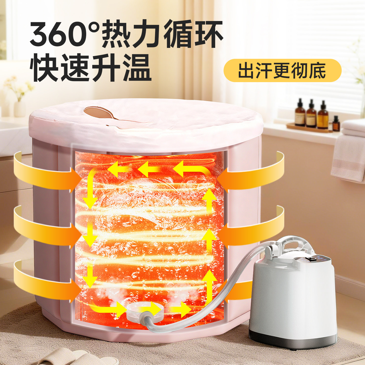 汗蒸箱泡澡桶两用大人折叠洗澡桶蒸气熏蒸家用全身排毒沐浴桶神器,淘宝优惠券,粉丝福利购,淘宝优惠卷