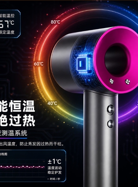 高速电吹风机家用宿舍负离子大风力速干护发华强北2026新款吹风筒