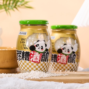 窝窝酒酿醪糟419g瓶装酒槽米酒*2瓶