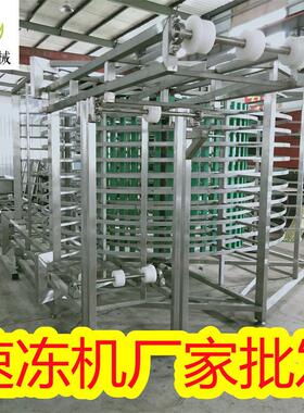 全自动大虾速冻机  扇贝隧道速冻机 鱼虾海鲜类速冻机 厂家