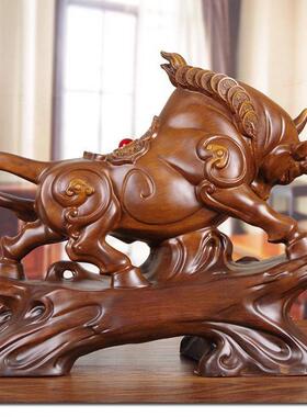 牛摆件办公室桌面老板办公桌招财工艺品华尔街摆设电视柜装饰品