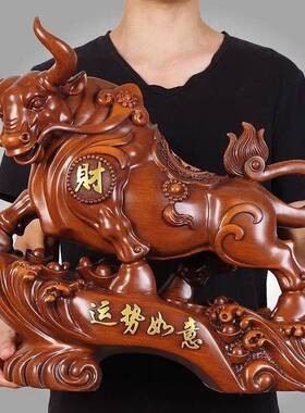 摆件冲天客厅酒柜装饰品老板办公室桌面乔迁开业送礼礼品