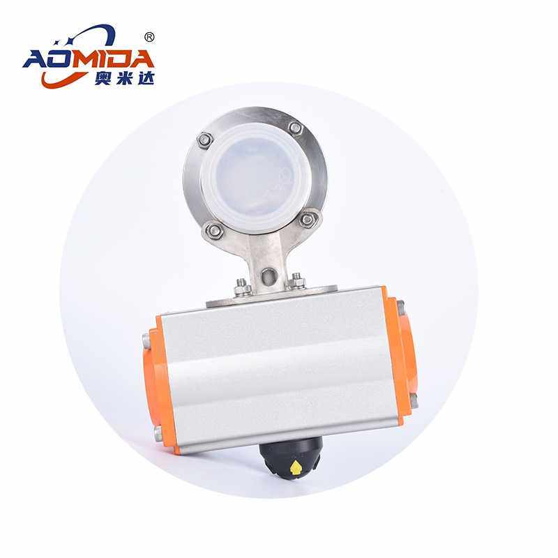 气动蝶阀 304不锈钢快装气动蝶阀 卫生级卧式卡箍卡盘气动蝶阀,淘宝优惠券,粉丝福利购,淘宝优惠卷