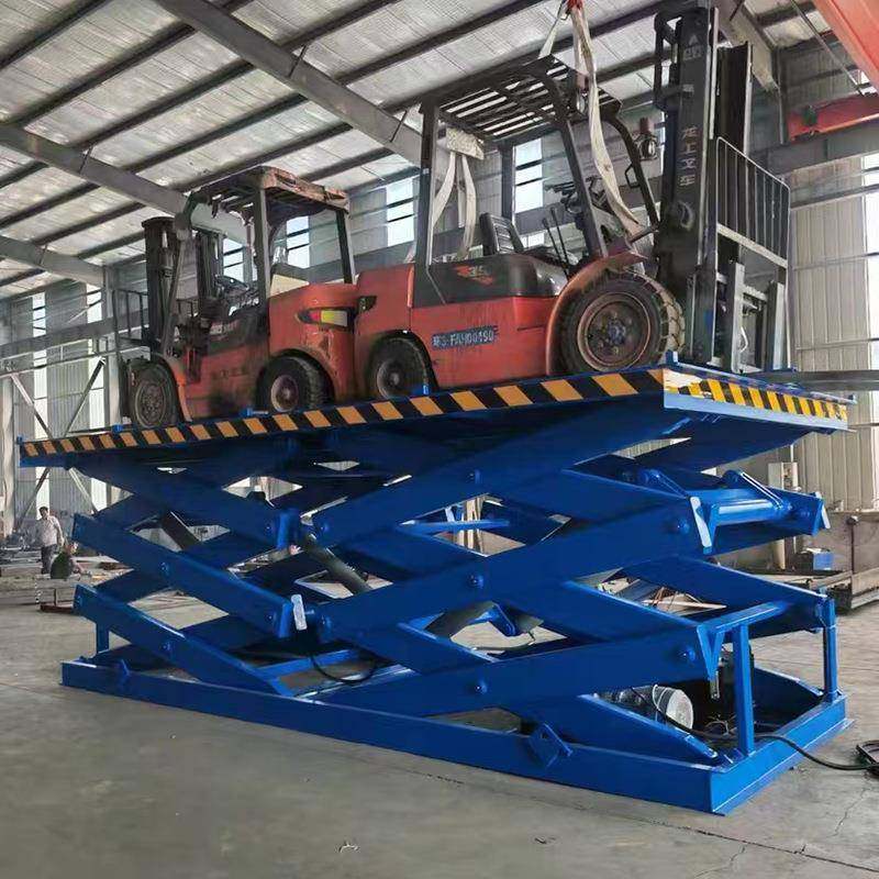 吨5吨固定液压升降机小型厂房车间地下室装卸货平台双叉举升机,淘宝优惠券,粉丝福利购,淘宝优惠卷