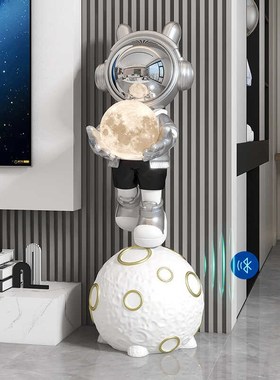 优选创意宇航员落地大型摆件客厅沙发边卧室酒店会所乔迁新居装饰