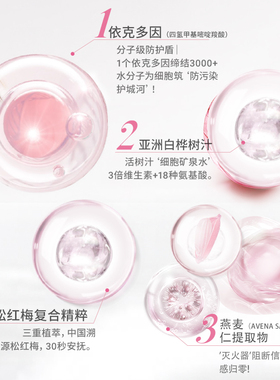 珀奥研白桦树汁水光液补水保湿修护紧致抗皱舒缓肌肤