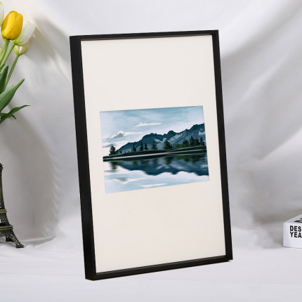 裱画框520片53*38拼图1000片50*75相框收纳框架铝合金简约拼图框 - 图2