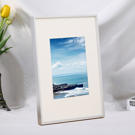 裱画框520片53*38拼图1000片50*75相框收纳框架铝合金简约拼图框 - 图3