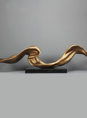 优选售楼处雕塑大摆件抽象艺术品摆设现代软装饰品玻璃钢家居客厅