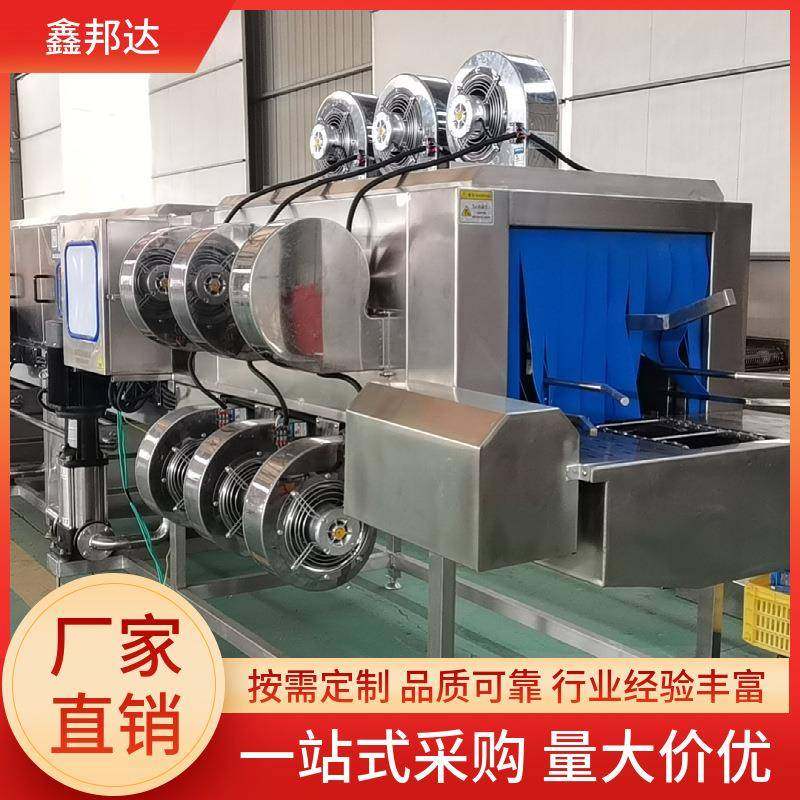 隧道式塑料筐生鲜肉筐高效节能洗箱机水果筐鸡柳大水压去污漂洗,淘宝优惠券,粉丝福利购,淘宝优惠卷