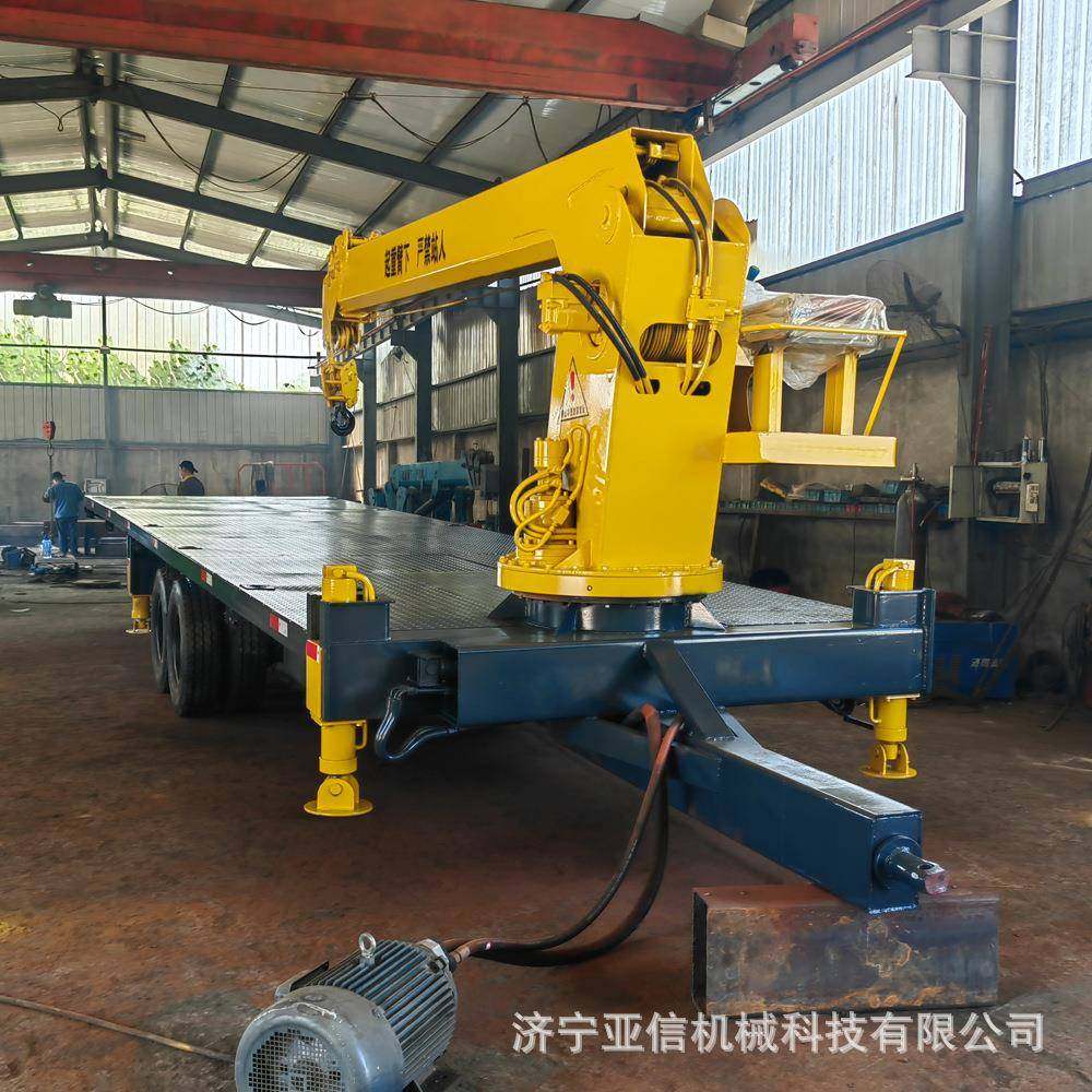 8吨平板随车吊农用拖拉机牵引吊机吊装运输一体拖车吊,淘宝优惠券,粉丝福利购,淘宝优惠卷