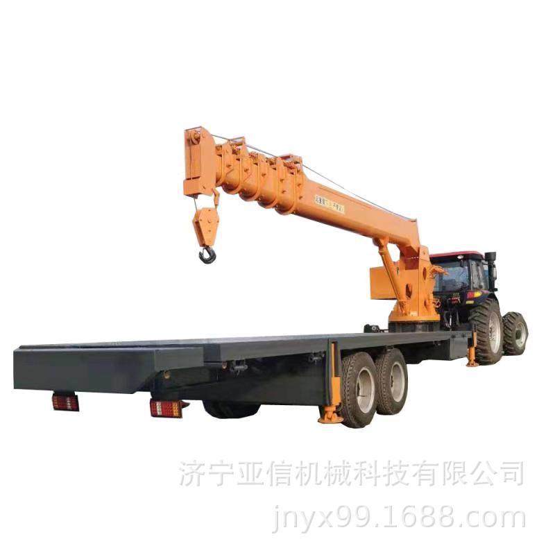 8吨平板随车吊农用拖拉机牵引吊机吊装运输一体拖车吊,淘宝优惠券,粉丝福利购,淘宝优惠卷