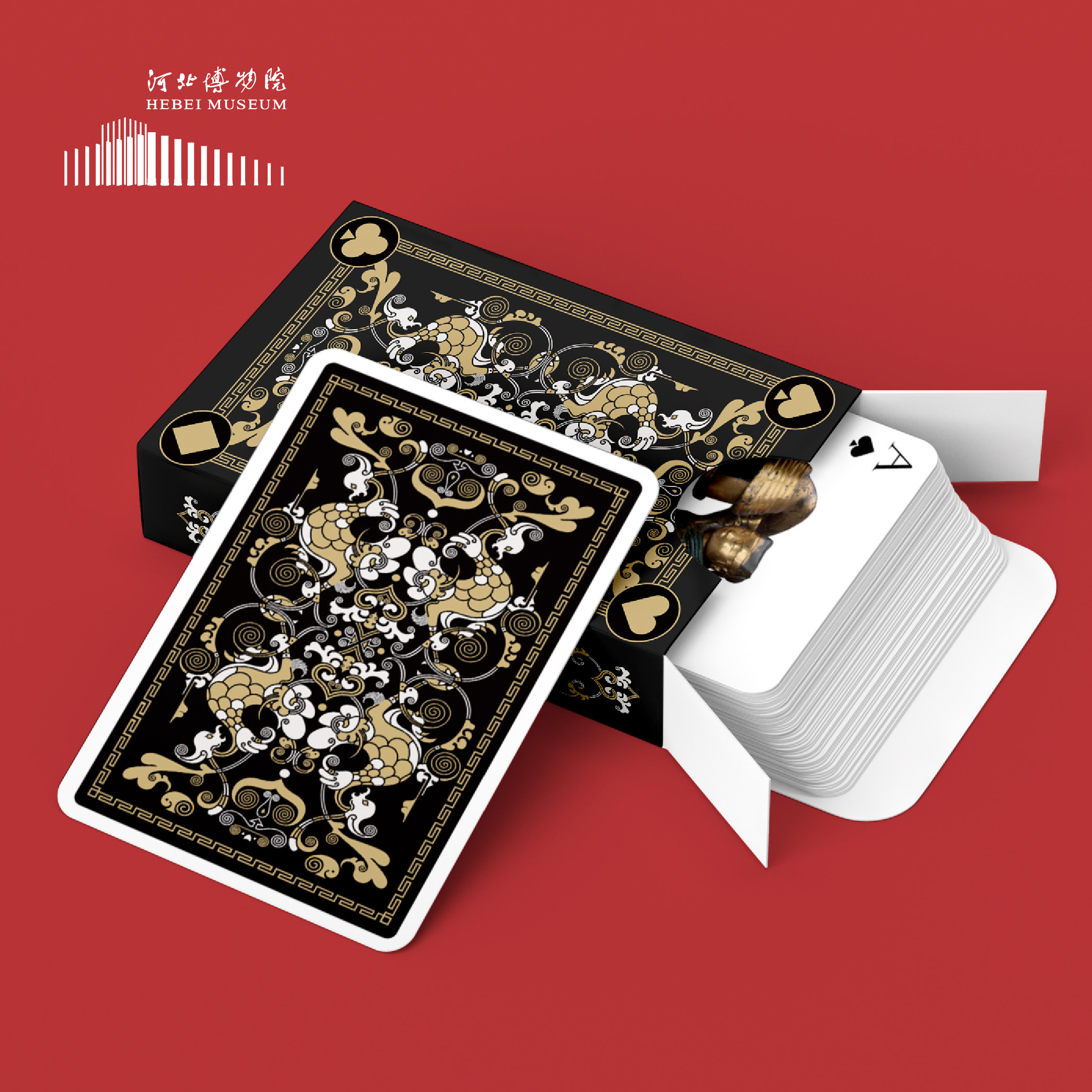 河北博物院文创文物扑克牌高颜值2026新款加厚加硬纸牌扑克伴手礼